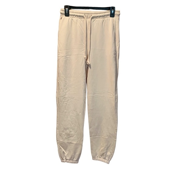 Vero Moda Octavia Cotton Blend Sweatpants in Birch XS NWT - Picture 1 of 9